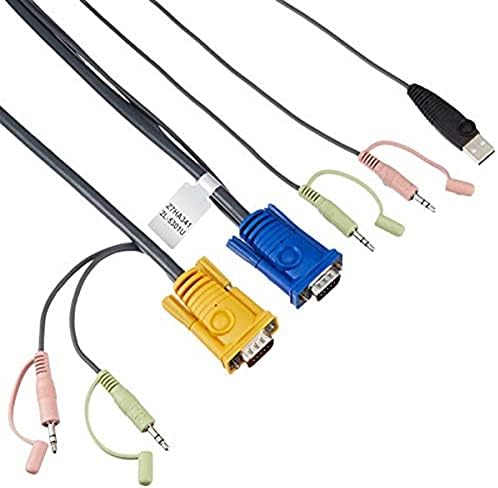 ATEN 1.2m USB KVMケーブル （3 in 1 SPHD ＆オーディオコネクター付属） 2L-5301U