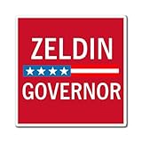 Lee Zeldin Magnet Red Lee Zeldin for New York Governor Car Magnet Bumper Sticker USA Made