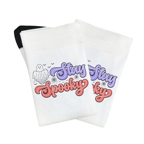 saty spooky half calf sock for daughter