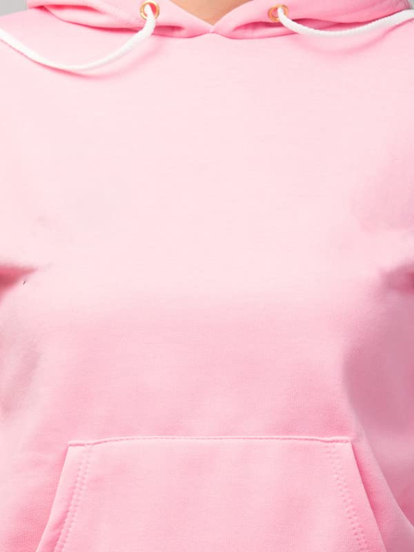Image of Women's Fleece Plain Hoodie