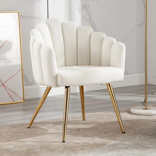 chairus Fåtölj, fuskpäls, loungestol för vardagsrum, stoppad smin...