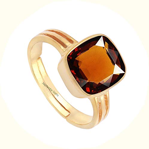 Bague grenat hessonite de Ceylan cadeau précieux certifié - 4
