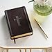 KJV Holy Bible, Large Print Compact, Dark Brown Faux Leather w/Ribbon Marker, Red Letter, King James Version