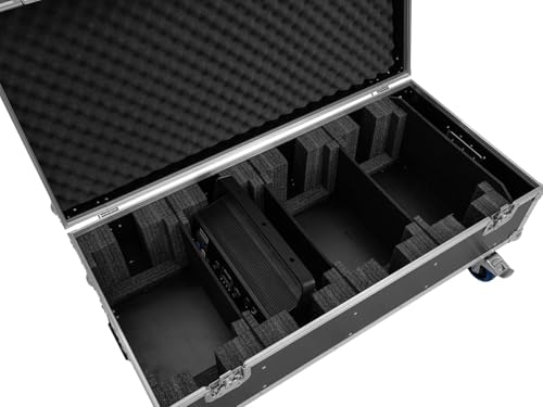 ROADINGER Flightcase 4x PLL-576 CW/WW mit Rollen | Truhen-Case mit Lenkrollen, PRO-Version