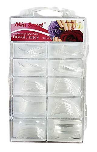 Mia Secret Royal Fancy Nail Tips 100 Pieces (Clear)