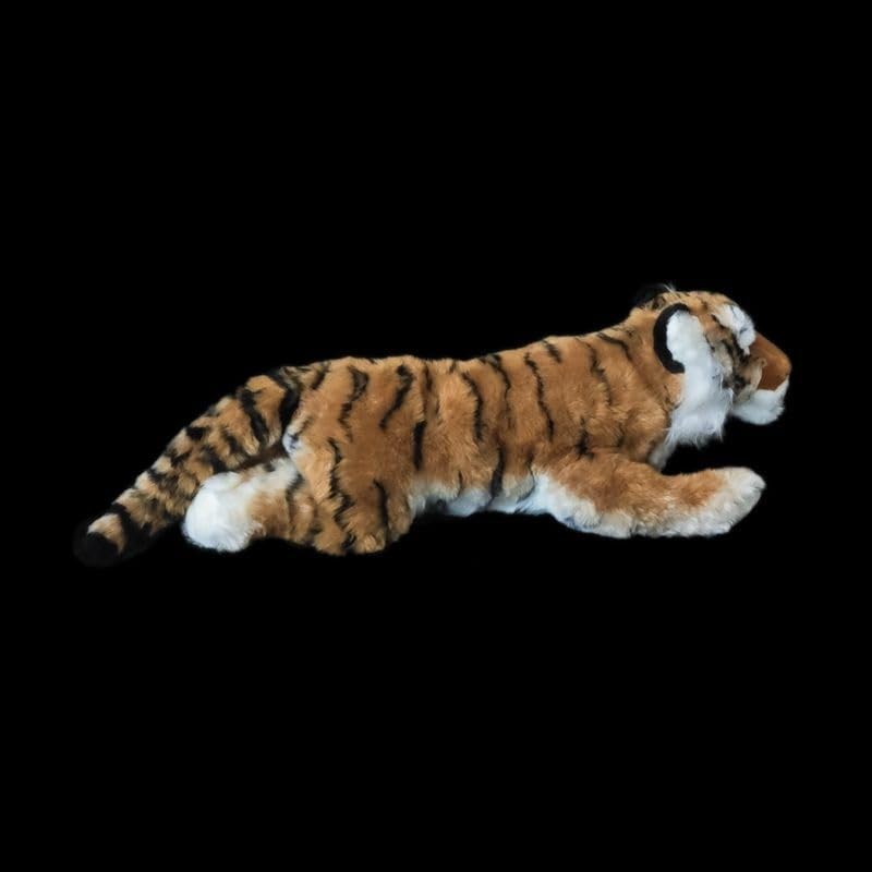 Realistisches Tigerjunges-Plüschtier, weiches sibirisches Tiger-Kuscheltier, Wildtier-Dekorationsfigur