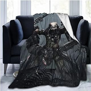 Blanket Predator3D Printed Throw Blanket for Adults Kids,Super Soft Warm,Cozy Flannel, for Women,Fleece Blankets for Bed,Sofa,Chair,Car-130cmx150cm