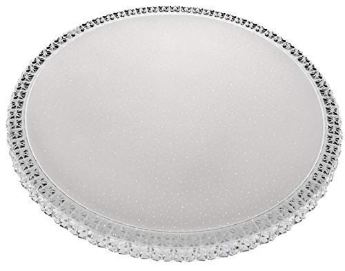 Lámpara de techo LED redonda moderna de 30W con lámpara de techo LED ultrafina de puntos ?40cm 2700LM 6500K blanco natural, lámpara de techo LED dormitorio cocina sala de estar