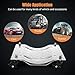 GarveeHome Car Wheel Dolly, 6000LBS Load Bearing Car Dolly Set of 4, Heavy-Duty Vehicle Dolly for Moving Cars, Trucks, Trailers, Motorcycles and Boats, Silver