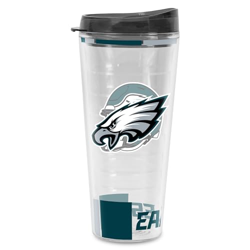 Image of Rico Industries NFL Football Double Wall Classic 16oz Or 20oz Tritan Tumbler W Lid