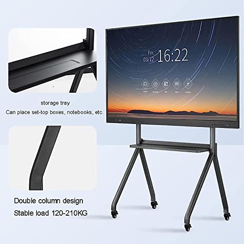 Soporte Móvil para TV 55-75", Ajustable con Ruedas miniatura 5