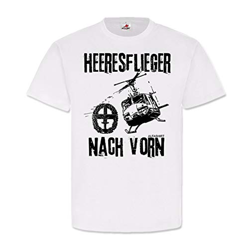 T-shirt Huey Bell UH-1 Bundeswehr blanc XXL idéal pour rassemblements d'anciens