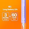 Brosse à dents électrique pour Adultes et Enfants，Brosse à dents Rotative avec 8 têtes de Brossage, 60 jours d'autonomie de la Batterie, 5 Modes, Violet #5