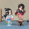 Caja Ciega Anime, Serie de Flores de Porcelana Mo Dao Zu Shi, Figuras Ciegas Wei Wuxian y LAN Wangji, Figura PVC Coleccionable para Regalos de Cumpleaños 8