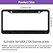 Beabes Black Animal Print License Plate Frame Leopard License Plate Holder Giraffe Cheetah Pattern Car Tag Frame License Plate Car Accessories 2 Holes Novelty Auto Car Tag Vanity Present