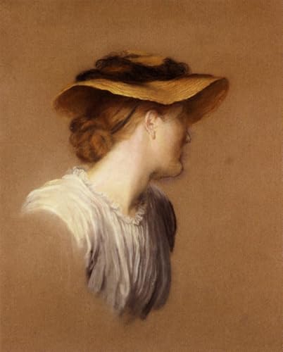 Portrait Mary George Frederic Watts affiche toile 60x90cm