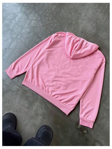 Men's Zip Up Hoodie Sweatshirts Star Graphic Long Sleeve Oversized Hooded Pullovers2