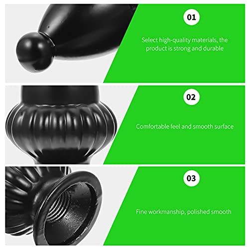 Image of Uonlytech 2pcs Modern Lamp Finial Chic Decorative Knob for Table Floor Lamps Elegant Internal Thread Upgrade Your Lighting Stylish Accessories