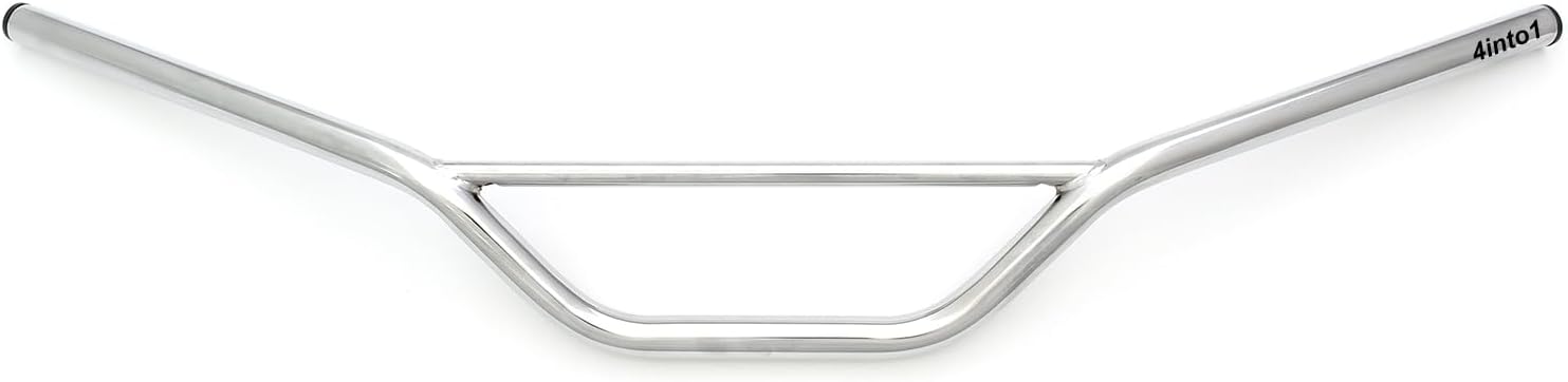 Chrome Scrambler Handlebars 7/8" - Compatible with Honda Kawasaki Suzuki Yamaha Motorcycle …
