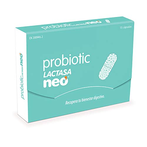 En Oferta Neo - Probiotic Lactasa 15 Capsulas | Probiótico Natural A Base De Lactasa | Sin Alérgenos, Sin Gmo, Sin Nanomateriales | Tomar 1 Para Prevenir Molestias Por Lactosa