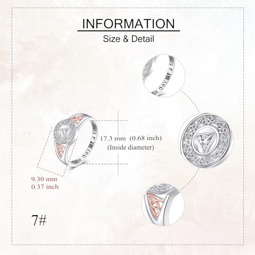 Bague de sobriété AA argent 925 : surmonter les défis au quotidien - 5