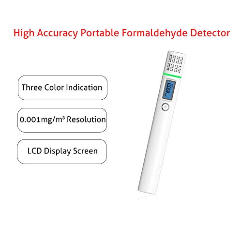 Nishore Detector portátil de formaldeído (HCHO) com monitor LCD de alta precisão TVOC Sensor Tester