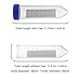 Kashi Scientific Conical Centrifuge Tubes 50mL, [100 Pack] Plastic Test Tube with Screw Caps, 50mL Sterile Test Tubes with Lids, 50 mL Falcon Tubes with Printed Graduation and Write-on Spot