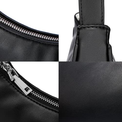 Shoulder Bags for Women Small White Purse Y2K Handbag Crocodile Pattern Clutch 90s Purses - Image 5