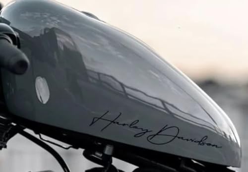 1 pc Handscript motorcycle custom vinyl Decal 2