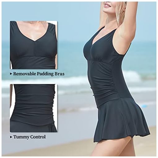 Eendelig badpak voor dames, plus-size, gebloemd, elegant badpak - Image 3