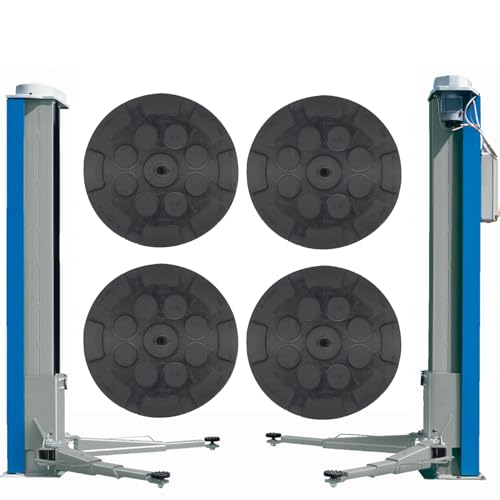 4 Stück Auto Gummiauflage Gummiklotz Gummiblock Für Wagenheber Hebebühne Rangierheber Gummipuffer Unterstellbock Auto KFZ PKW