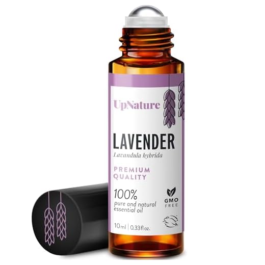 Lavender Essential Oil Roll On by UpNature - Calming Essential Oils for Sleep, Stress Relief, & Relaxation - Pure Lavender Essential Oils for Skin & Hair Growth - No Diffuser Needed!