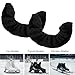 Nogeqi Ice Skate Blade Covers, Sports Blade Cover, Ice Skate Covers, Ice Skate Guards Protector for Hockey Skates, Figure Skate and Ice Skates, (Black)