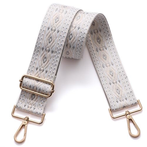 Image of Canvas Crossbody Strap for Handbags - Wide Adjustable Shoulder Strap Replacement
