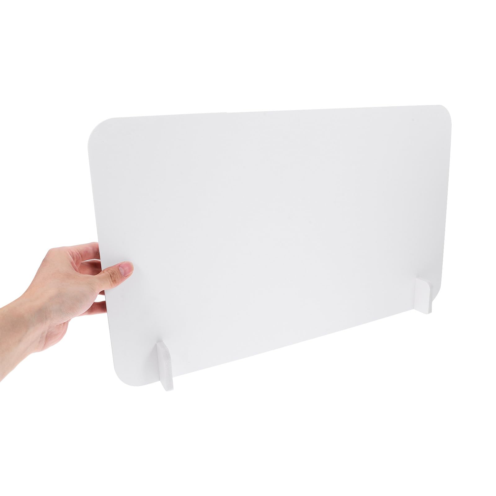 Panel de división transparente para escritorio de oficina, 50 x 30 cm, divisor acrílico para aulas y trabajos, tablero modular aislante C antisalpicaduras