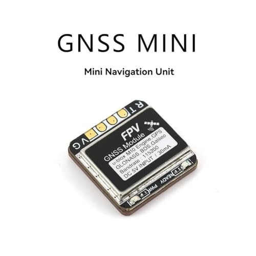 Módulo GPS M10 UBX GNSS Mini con antena de cerámica y protocolo dual NMEA para drones FPV 3