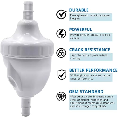 Upgraded G52 Backup Valve Replacement for Polaris Pool Cleaners 180, 280, 380, 480, 3900