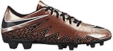 Eng anliegende Passform Nike Hypervenom Phade II FG, Botas de fútbol Hombre, Marrón/Negro/Blanco (Mtlc Rd Brnz/Blk-Grn GLW-White), 42.5 EU