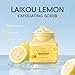 LAIKOU Lemon Body Scrub, Exfoliating Body Scrub, Scrub for Smooth and Soften Skin 350g / 12.35oz.