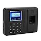 Fingerabdruck-Passwort-Zeiterfassungsgerät, 2,8-Zoll-Farbbildschirm, Mitarbeiter-Check-in-Recorder, Fingerabdruck-Stempeluhr für Büros (EU-Stecker)