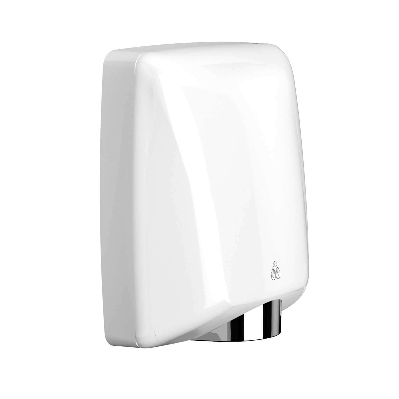 Elektryczna suszarka do rąk Suszarka do rąk z czujnikiem wysokiej prędkości ABS o mocy 1600 W, montowana na ścianie, elektryczna suszarka strumieniowa