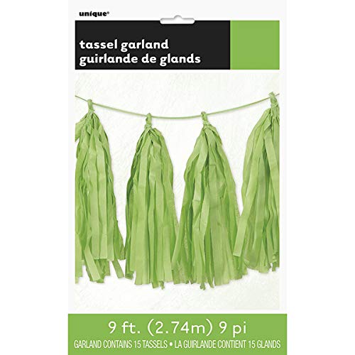 Carta velina verde lime nappa, 2,7 m