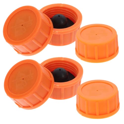 Cabilock 6 Pezzi Tappo Serbatoio Benzina per Tamper con Guarnizione in Gomma Antisgocciolamento Copertura Rinforzata per Attrezzature da Giardino Tappi Resistenti e Sigillanti per Serbatoi
