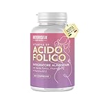 Acido Folico 400μg Con Vitamina B12 E D3 | 365 Compresse | Supporto a Energia, Immunità e Benessere Quotidiano