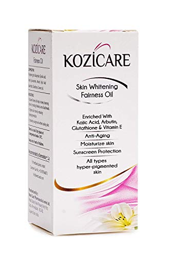 Kozicare Skin Whitening Fairness Oil ( Kojic Acid, Glutathione, Arbutin, Vitamin E) , 60ml Kozicare Skin Whitening Fairness Oil ( Kojic Acid, Glutathione, Arbutin, Vitamin E) , 60ml