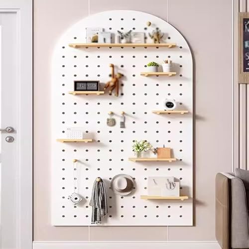Wandmontiertes Stecktafel-Organizer-Regal-Set, Holz-Trennwand, Bastelaufbewahrung, Kombinationslösung, Ausstellungstafel für Schlafzimmer, Arbeitszimmer
