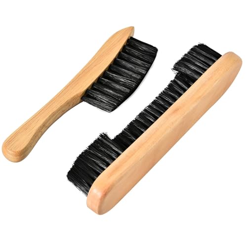 Brosse d'angle de piscine et rails en bois noble avec fibres de nylon haute durabilité