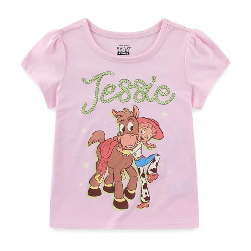 Disney Toy Story Jessie Girls Short Sleeve T-Shirt for Big Kids Pink