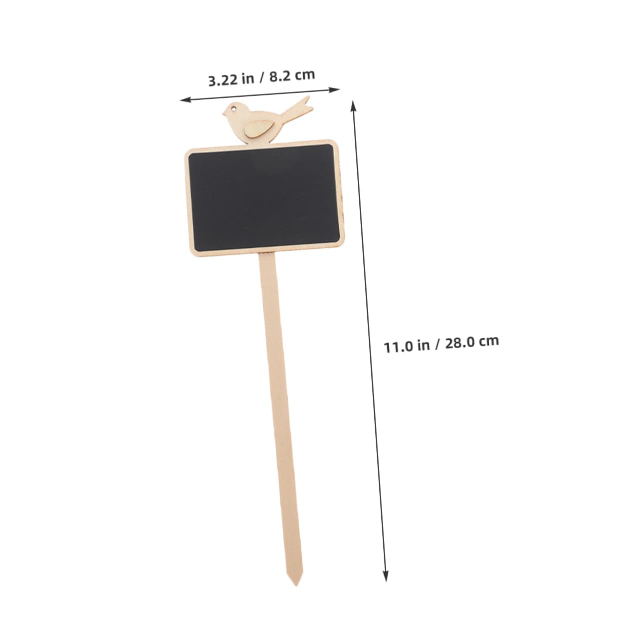 BESPORTBLE 50pièces Étiquettes De Plantes Bois Lot De Ardoises Pour Identification De Fleurs Et Plantes Pot Idéales Pour Jardinage Et Décoration De