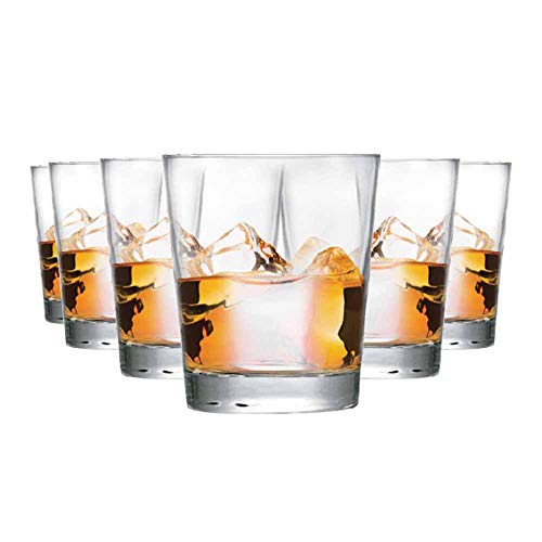 Jogo Copos Whisky Event On The Rocks Vidro 320ml 6 Pcs